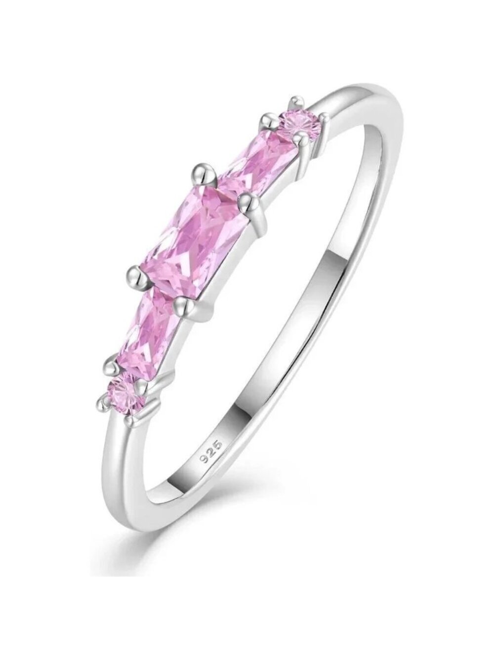 925  Sterling Silver Wedding Band for Women - Personalized 5 Created Rings